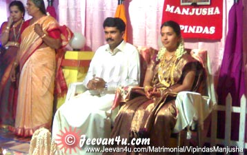 VIPINDAS MANJUSHA wedding ceremony